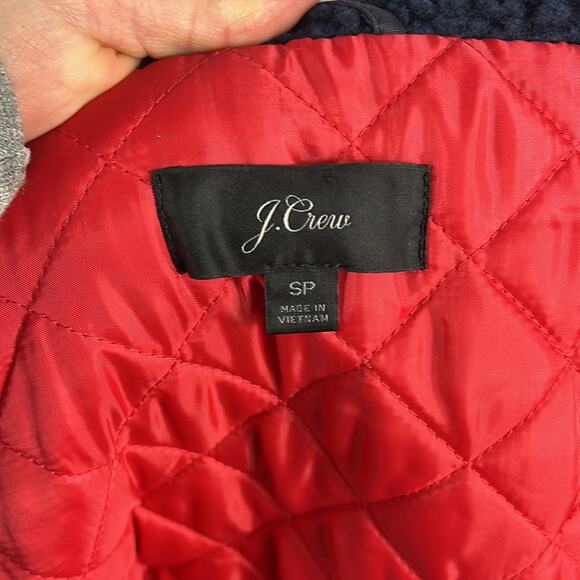 J. Crew Perfect Winter Parka in Navy. - Picture 9 of 11